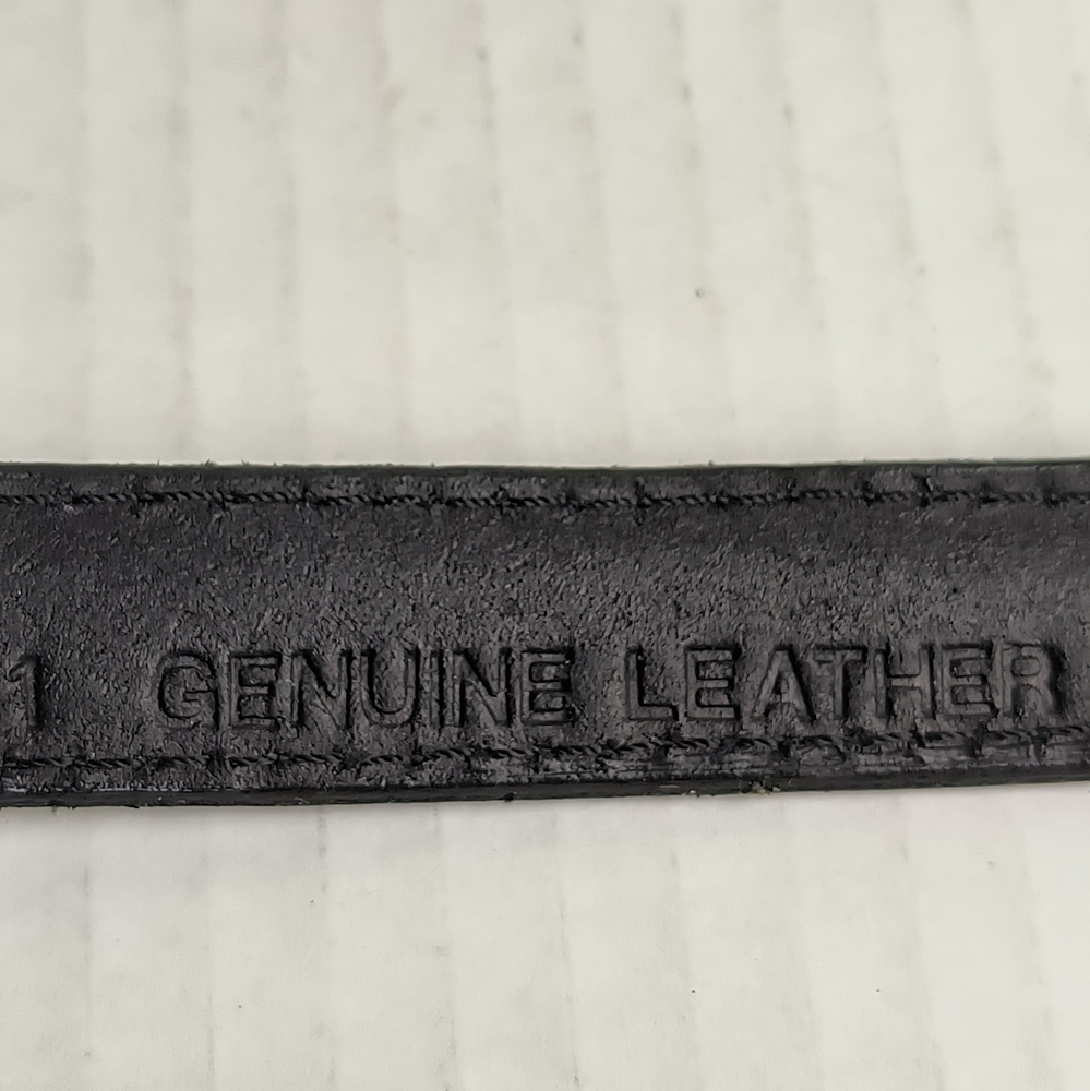 Woolrich Western Concho Black Braided Belt with Silver Buckle Size L - Picture 7 of 14